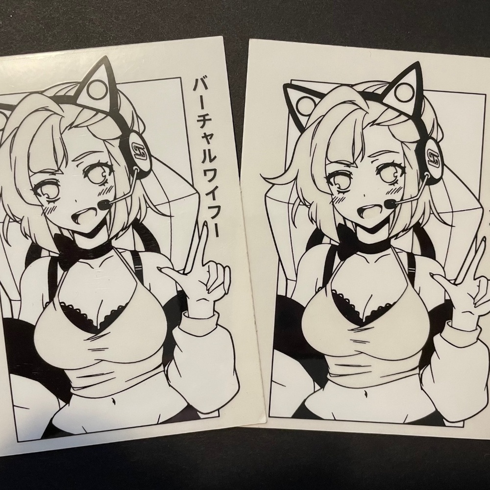 GamerSupps Season Two V-Tuber Cat Girl Waifu Sticker